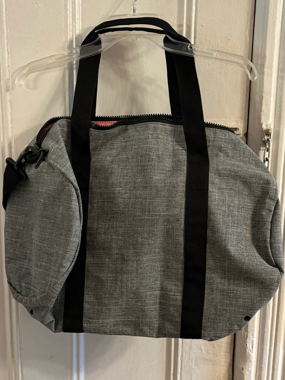 Herschel Supply Company Grey Duffel Bag with Black Straps - Men Bags